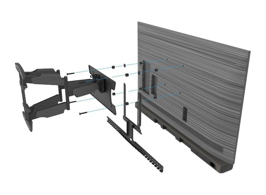 Draaibare muurbeugel 37 - 65 Inch TV & Harman Kardon Citation Bar