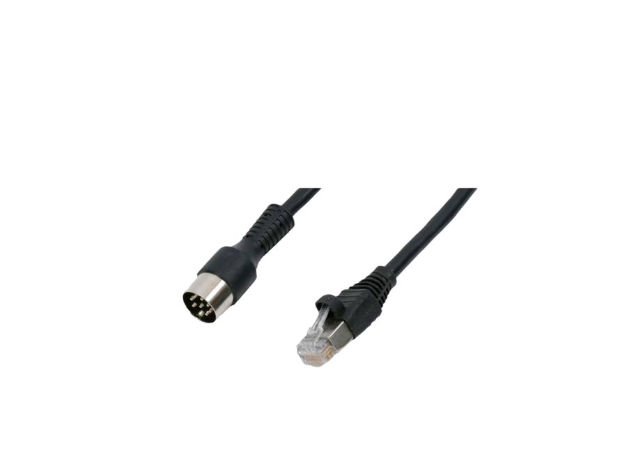 PowerLink DIN 8-Pin > RJ45 dubbel afgeschermd