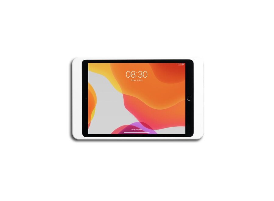 Dame Wall for iPad 10.2" / 10.5" Wit - Gepoedercoat