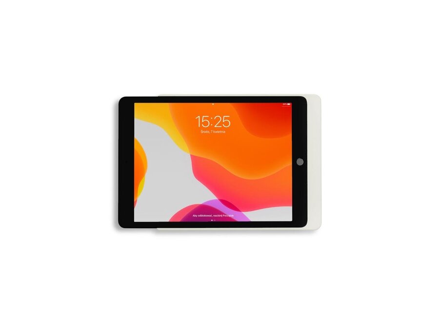 Dame Wall Home for iPad 10.2" Wit - Gepoedercoat