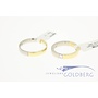 Desiree gouden Trouwringen set 14k bicolor 0.20ct
