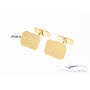 Vintage 14 carat gold rectangular cufflinks