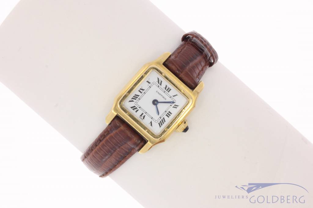 cartier gold watch vintage