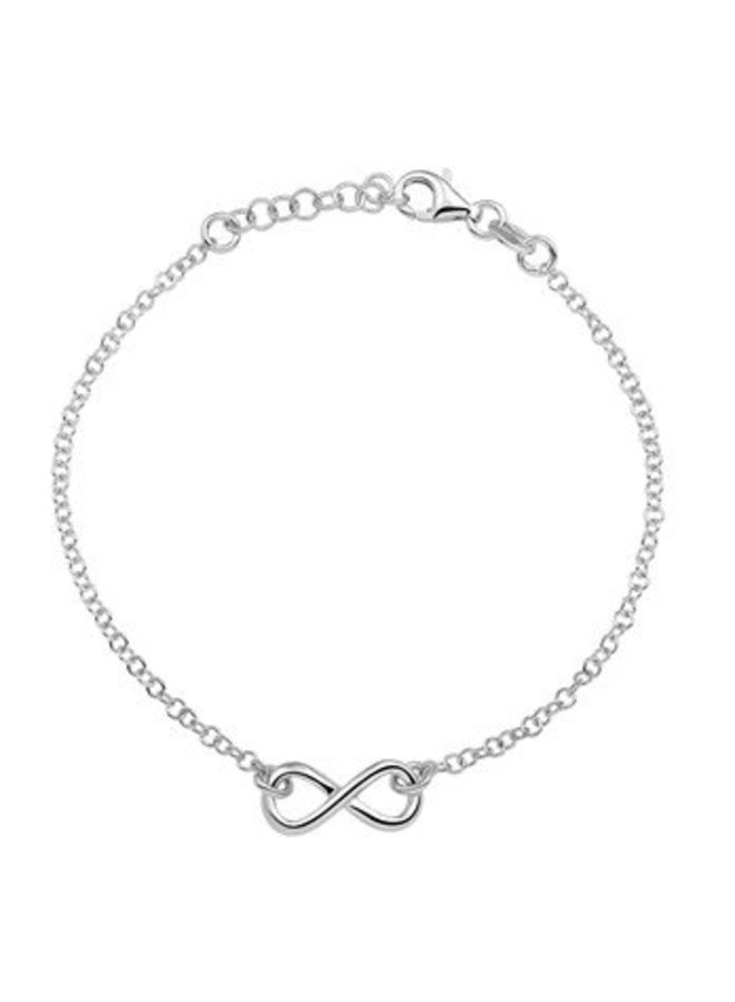 Silver infinity bracelet