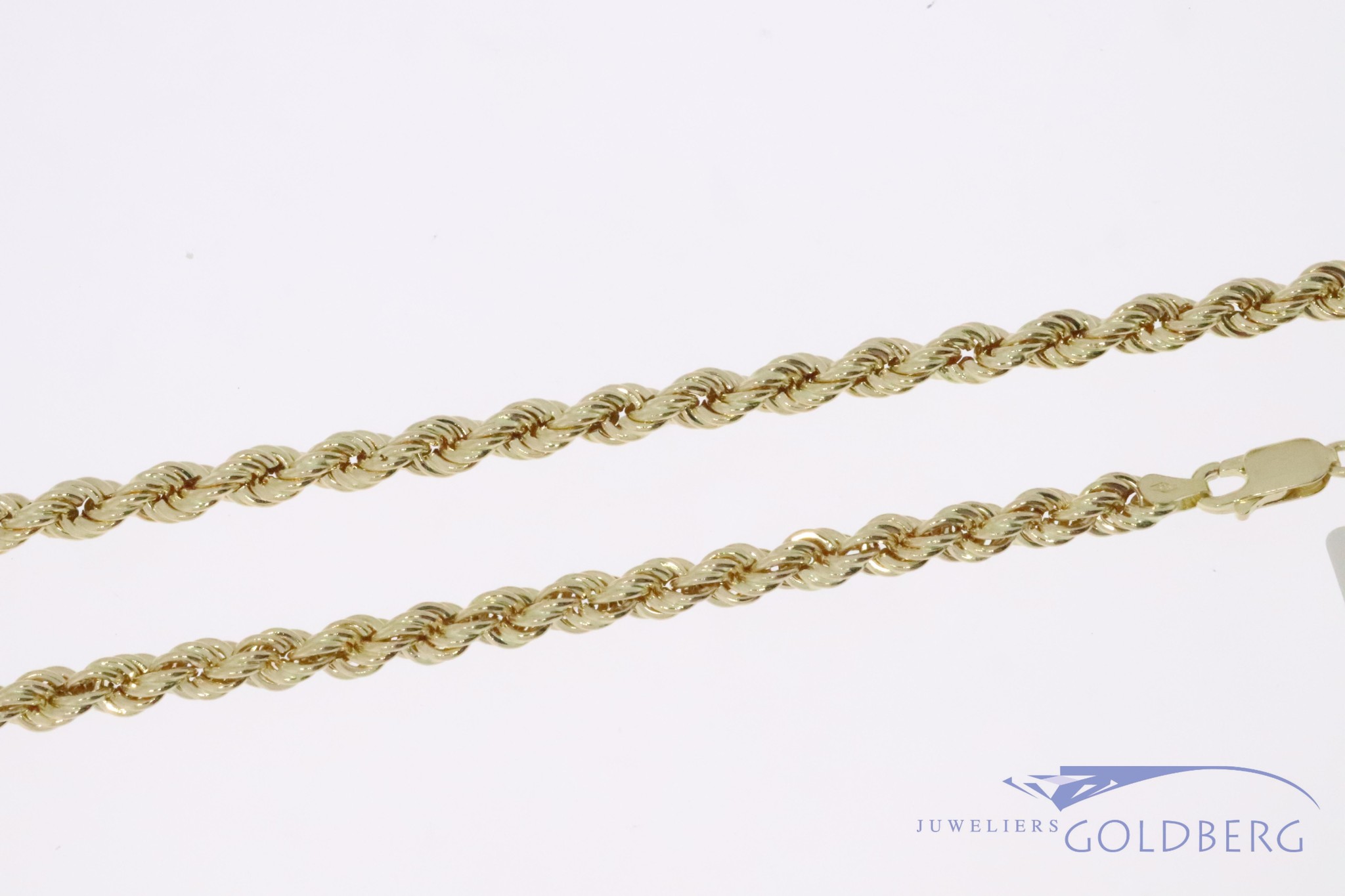 14k gold rope chain 4,7mm 60cm - Goldberg
