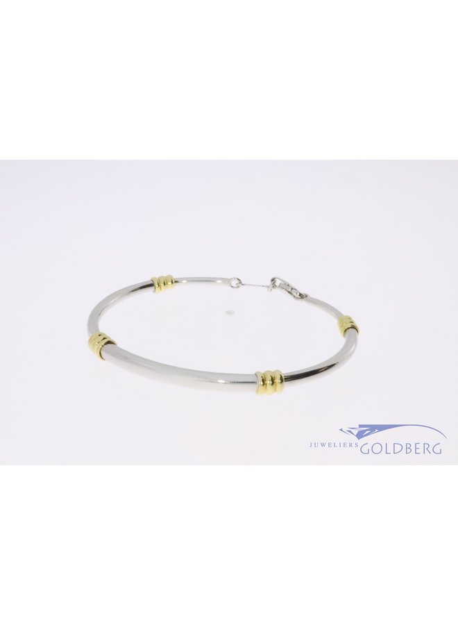 18k bicolor armband