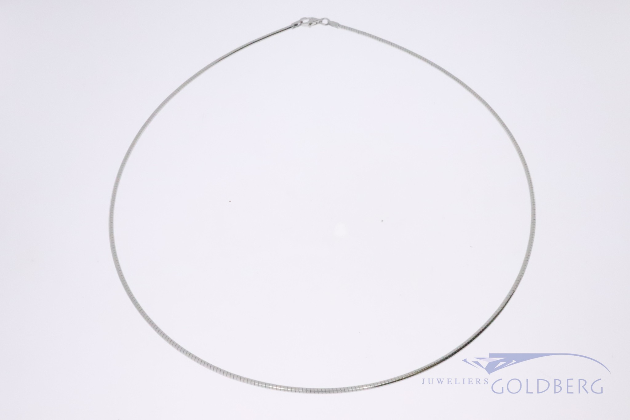 Joyful Creations Sterling Silver Thin Omega Chain Necklace AB India | Ubuy