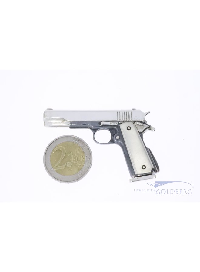 Silver miniature M1911 pistol custom project (UNIQUE)