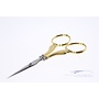 18k antique gold/steel embroidery scissors