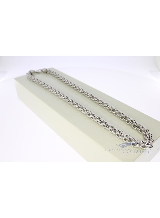 silver fantasy link necklace.