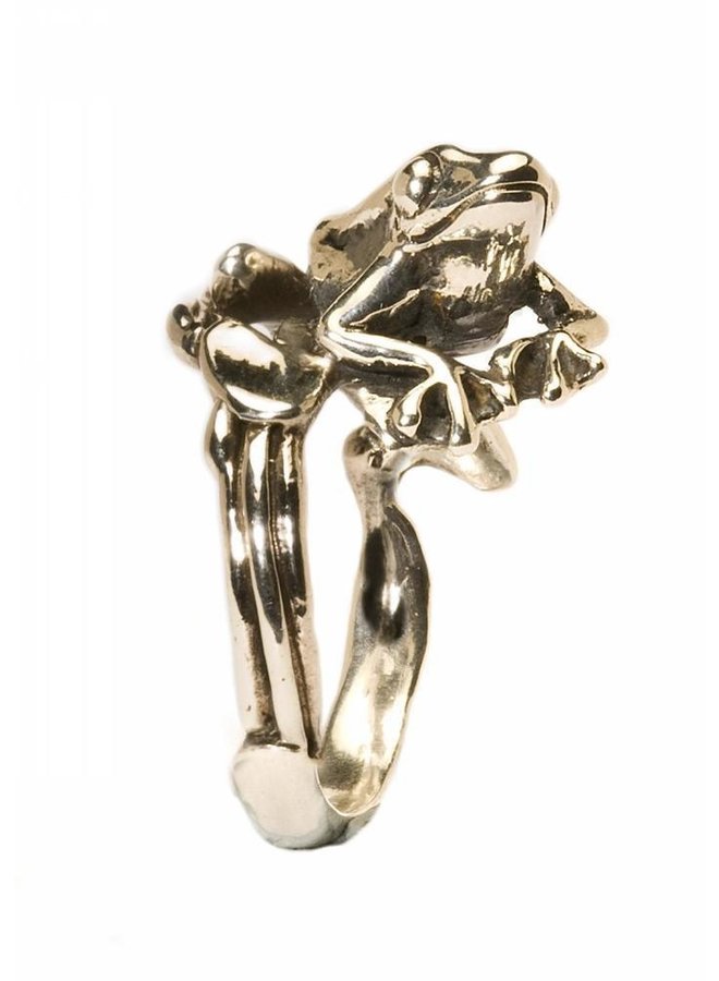 Trollbeads silver ring "Tree Frog"