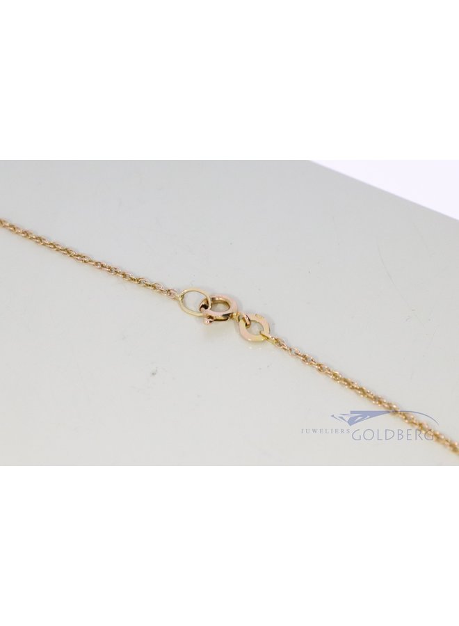 14k gold fantasy necklace 50 cm