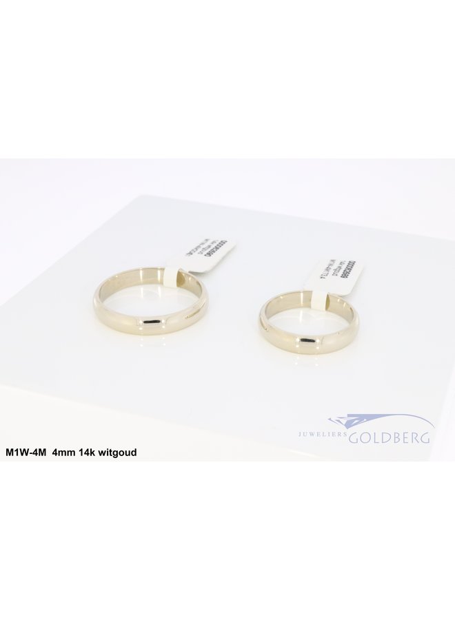 Wedding ring classic Model M1 in 14k goud