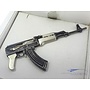 Unique silver AK47 rifle miniature from our own studio