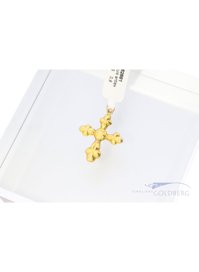 18k gold vintage cross