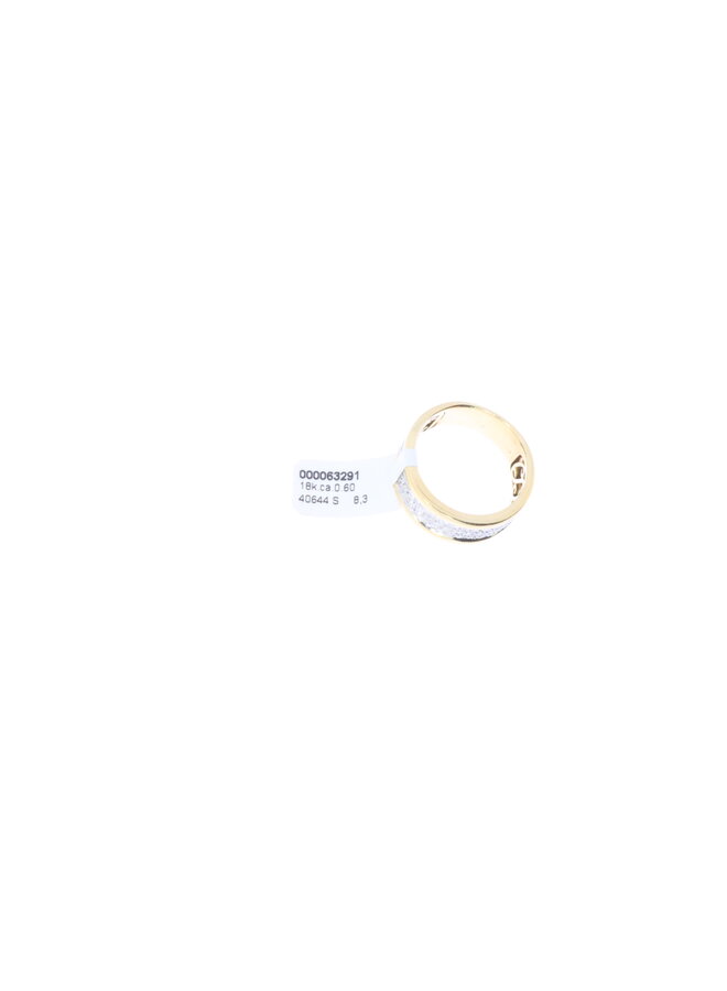 18k gold vintage ring brilliants