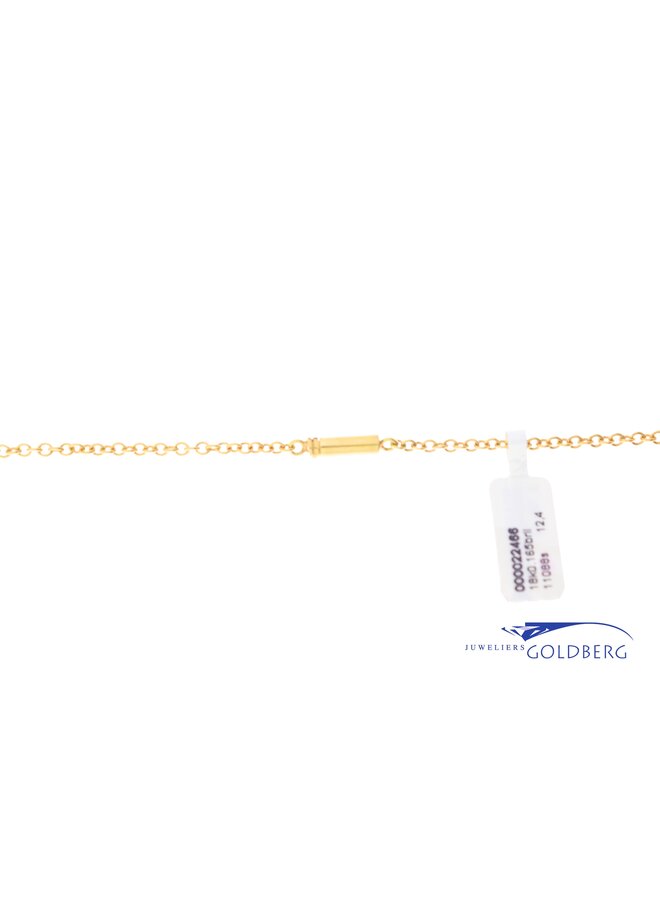 18k gold brilliant tree necklace