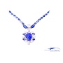 18k choker white gold sapphire/brilliant