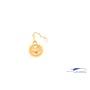 18k love media vintage charm gold