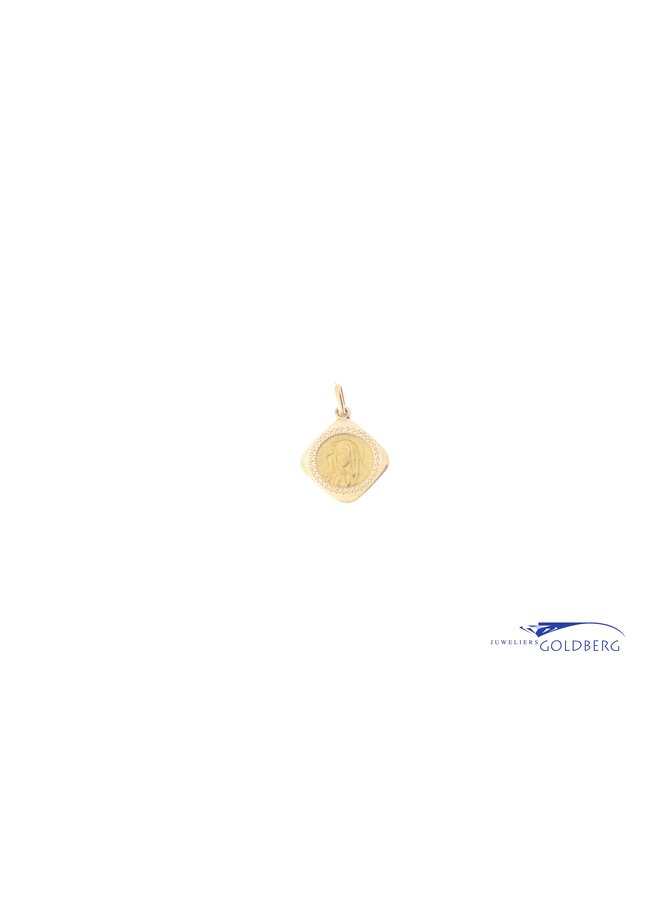 14k medaillon Maria