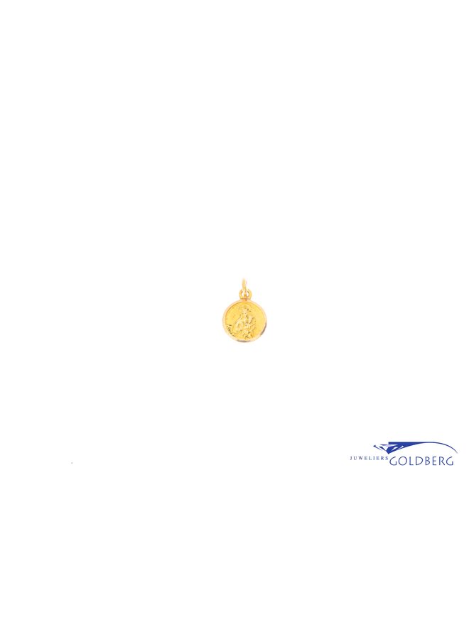 18k Jesus charm gold