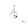 18k white gold pendant panther