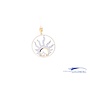 14k Zirkonia hanger soleil goud