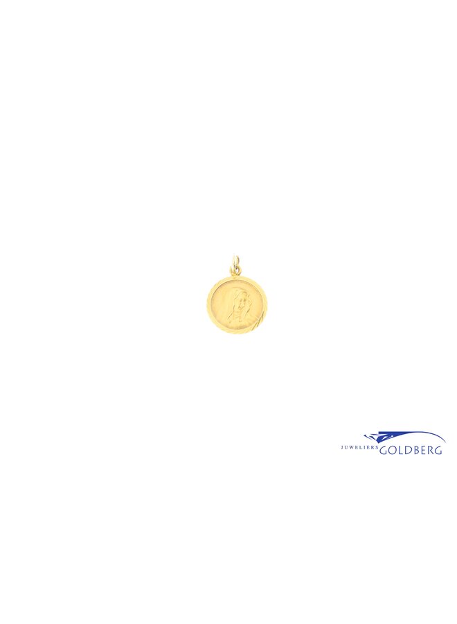 14k gold Maria pendant