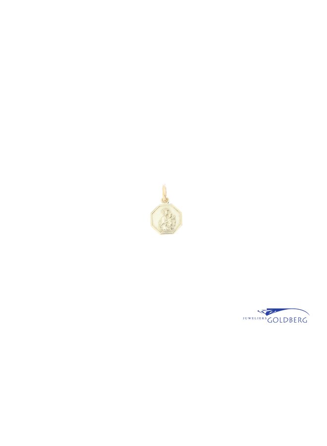 14k Medaillon goud Maria