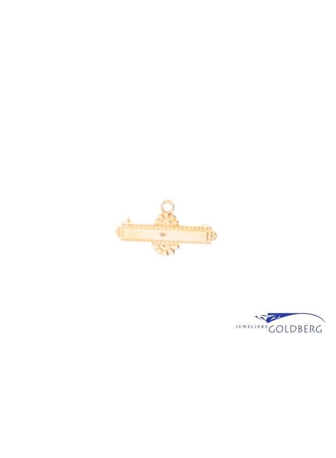 14k Pin charm gold