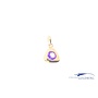 14k Amethist hanger goud