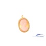 18k Camee groot hanger goud