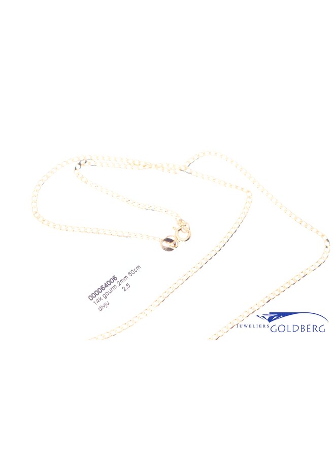 14k Gourmet necklace gold