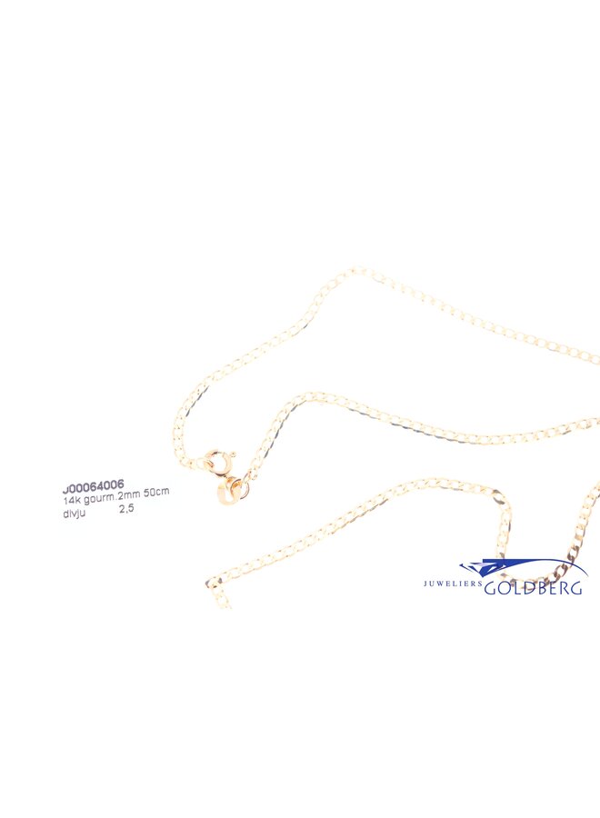 14k goud Gourmet ketting