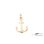 18k Anker hanger goud