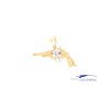 14k gouden hanger Colt hanger tweekleurig