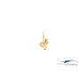 14k gouden hanger abstract