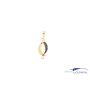 14k Zirconia pendant gold