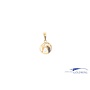 14k gold pendant with Zirconias