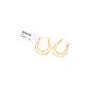 14k gold vintage hoop earrings