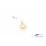 18k gold vintage pendant pearl