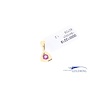 18k gold vintage ruby ​​pendant