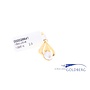 18k gold vintage pearl pendant