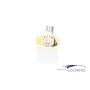 18k gold vintage ring with diamonds (approx. 0.32ct)