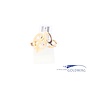 18k gold vintage ring with diamonds