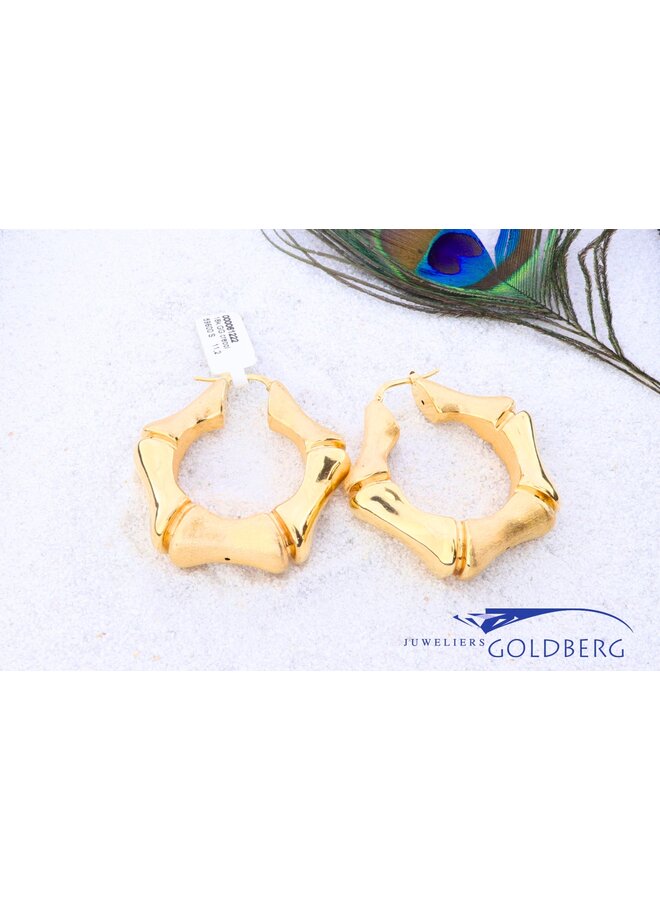 18k Yellow Gold Creoles