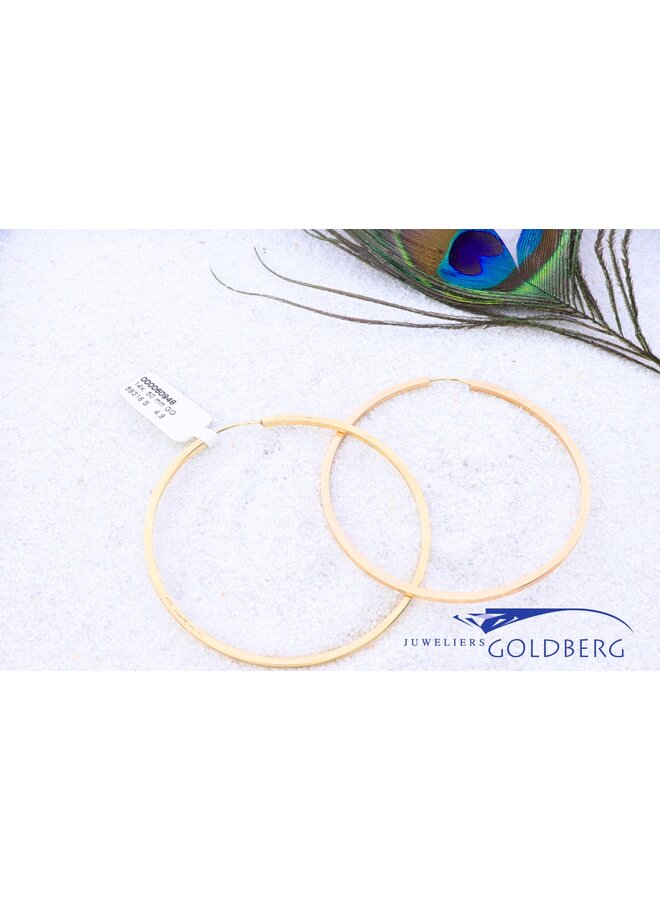 14k Yellow Gold Creoles