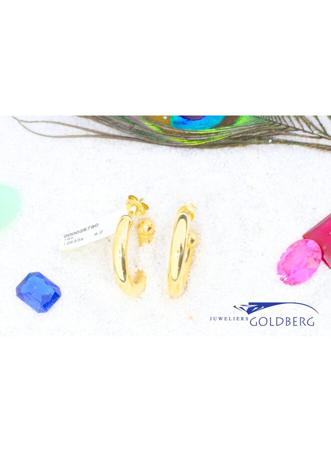 14k gold vintage earrings