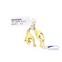 18k gouden vintage hanger panther