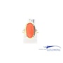 14k gold vintage red coral ring